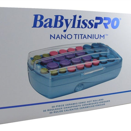 Babyliss Pro Nano Titanium 30 Pc Ceramic/Ionic Hot Rollers
