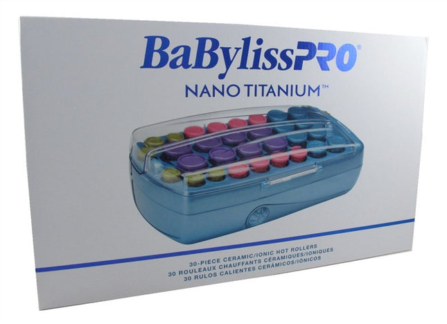 Babyliss Pro Nano Titanium 30 Pc Ceramic/Ionic Hot Rollers