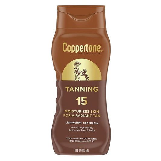 Coppertone Spf#15 Tanning Lotion 8oz