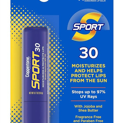 Coppertone Spf#30 Sport Lip Balm 0.17oz