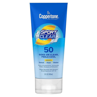 Coppertone Spf#50 Sport Clear Sunscreen 5oz Tube