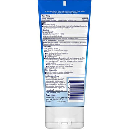 Coppertone Spf#50 Sport Clear Sunscreen 5oz Tube