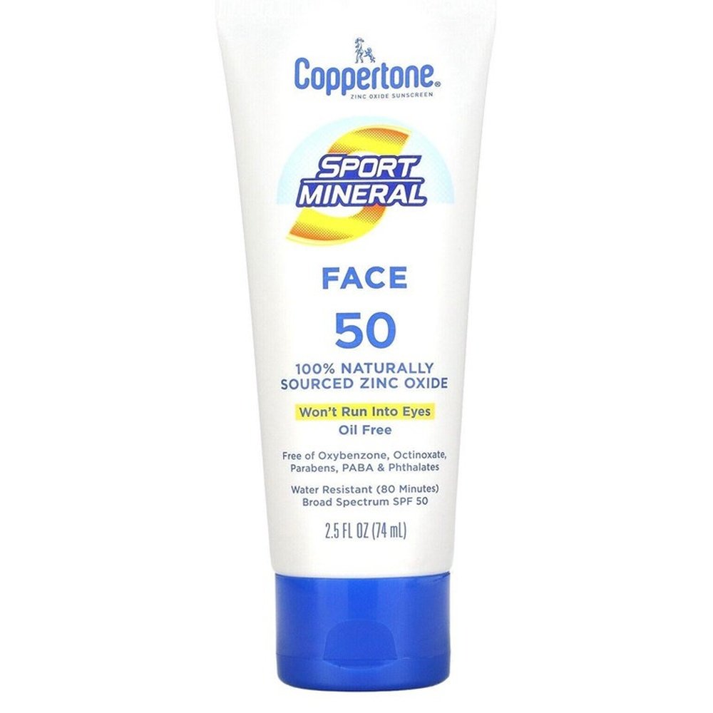 Coppertone Spf#50 Sport Mineral Face Zinc Oxide 2.5oz