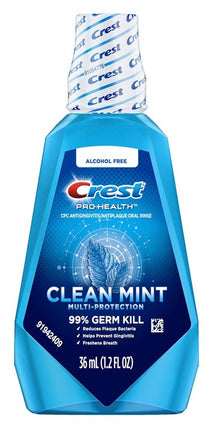 Crest Mouthwash Pro-Health Clean Mint 1.2oz (12 Pieces)