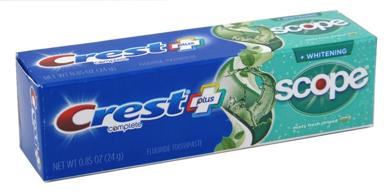 Crest Toothpaste 0.85oz White Plus Scope)