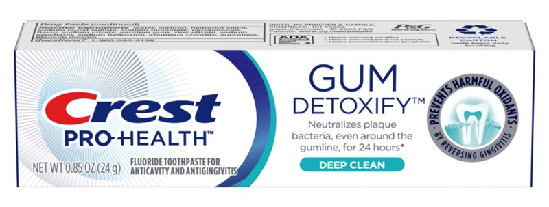 Crest Toothpaste 0.85oz Health Gum Detoxify)