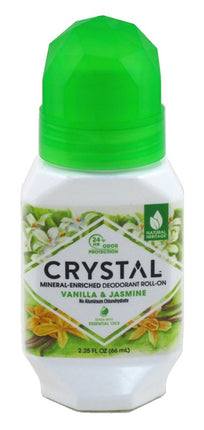 Crystal Deodorant Roll-On 2.25oz Vanilla Jasmine 24Hr