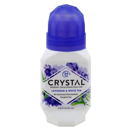 Crystal Deodorant Roll-On 2.25oz Lavender/White Tea