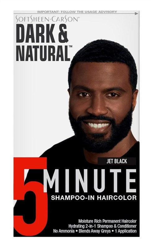 Dark & Natural Jet Black 5 Minute Shampoo-In Haircolor