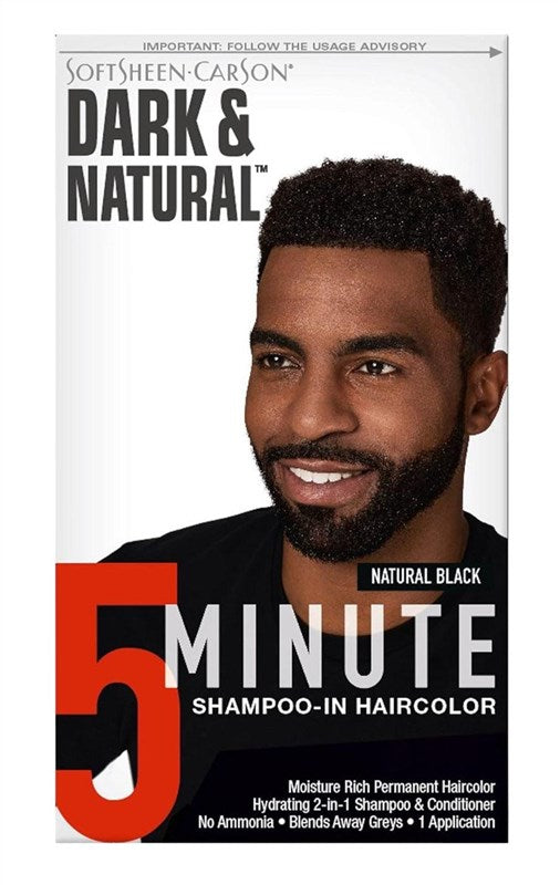 Dark & Natural Natural Black 5 Minute Shampoo-In Haircolor