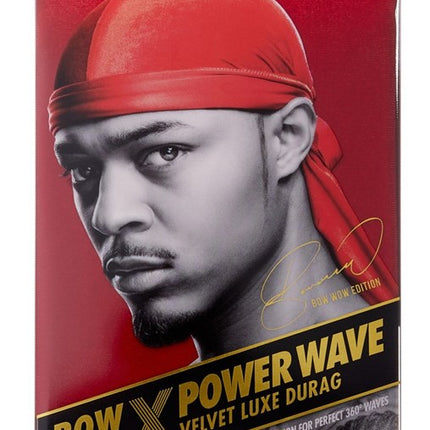 Kiss Red Durag Bow Wow Power Wave Velvet Red)