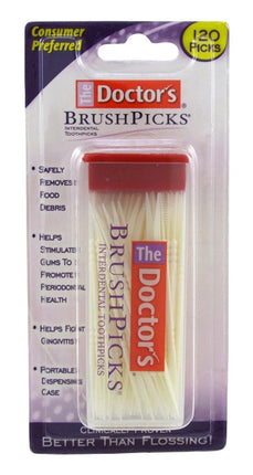 Doctors Brush Picks 120 Count (12 Pieces)