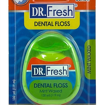 Dr. Fresh 130 Yds Floss Mint Waxed