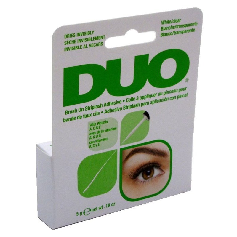 Duo Brush-On Striplash Adhesive White/Clear 0.18oz