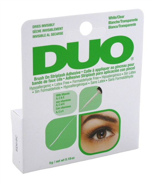 Duo Brush-On Striplash Adhesive White/Clear 0.18oz