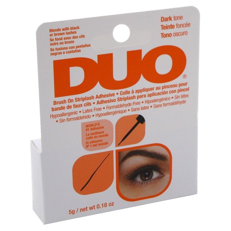 Duo Brush-On Striplash Adhesive Dark Tone 0.18oz