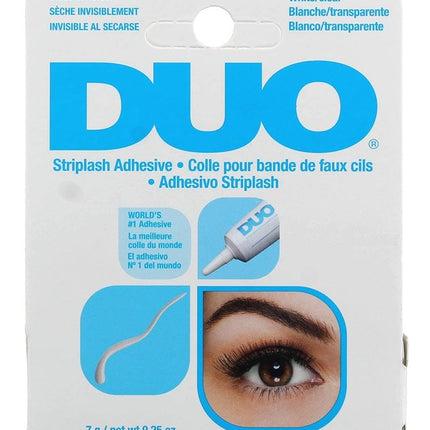 Duo Eyelash Striplash Adhesive White/Clear 0.25oz (6 Pieces)