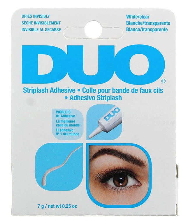 Duo Eyelash Striplash Adhesive White/Clear 0.25oz (6 Pieces)