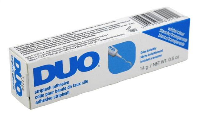 Duo Striplash Adhesive White/Clear 0.5oz