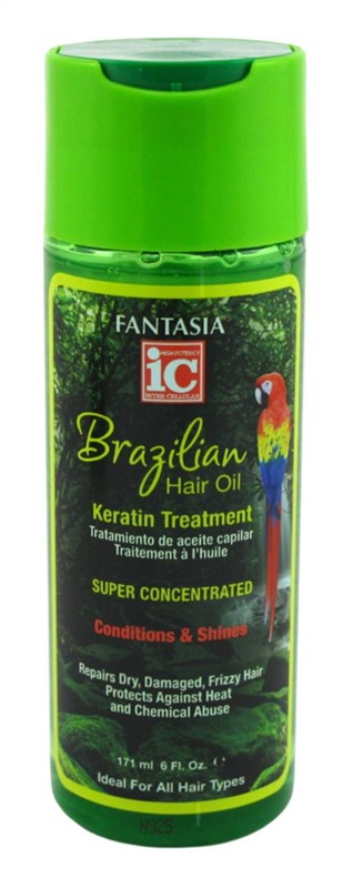 Fantasia Ic Hair Oil Brazilian Keratin Treatment 6oz
