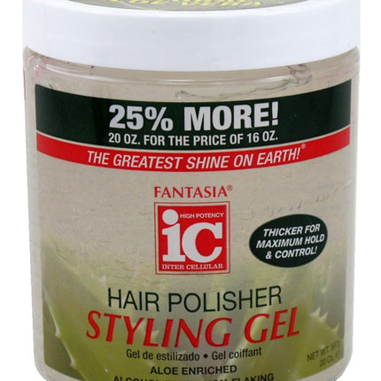 Fantasia Ic Styling Gel Aloe Maximum Hold Bonus 20oz