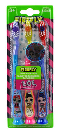 Firefly Toothbrush Lol Surprise Value Pack +Cap (6 Pieces)