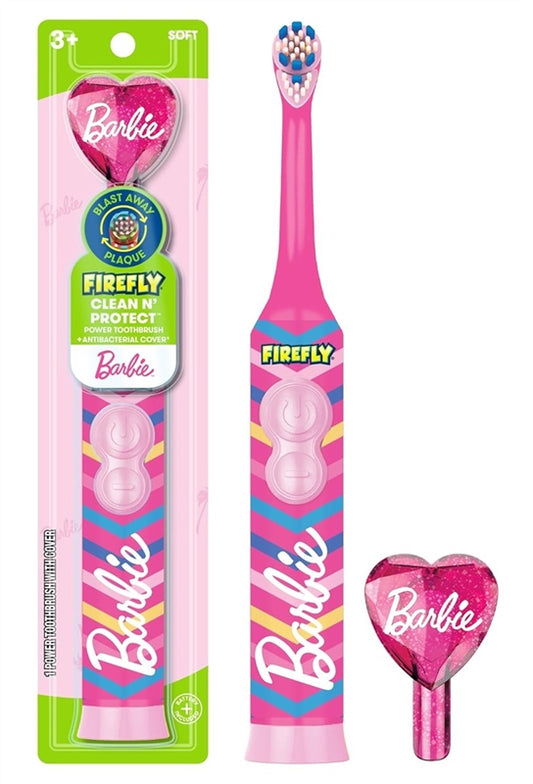 Firefly Toothbrush Barbie Soft Battery Powered With Cover