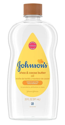 Johnsons Baby Oil Shea & Cocoa Butter 20oz