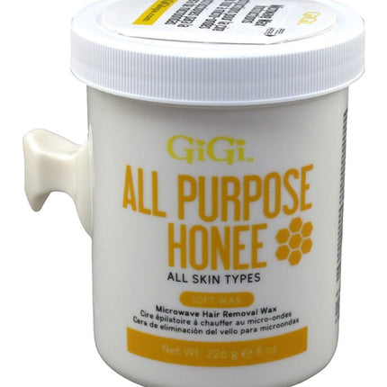 Gigi Microwave All Purpose Honee Wax Formula 8oz Jar