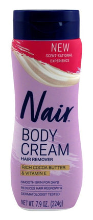 Nair Hair Remover Body Cream Cocoa Butter + Vitamine 7.9oz