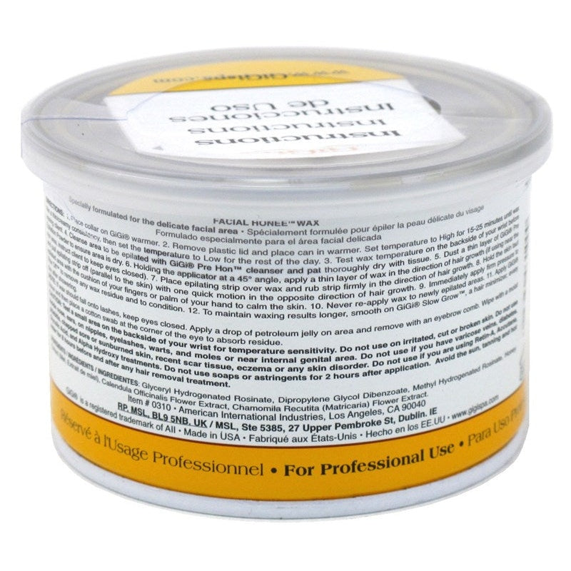 Gigi Tin Honee Wax Facial 14oz Jar