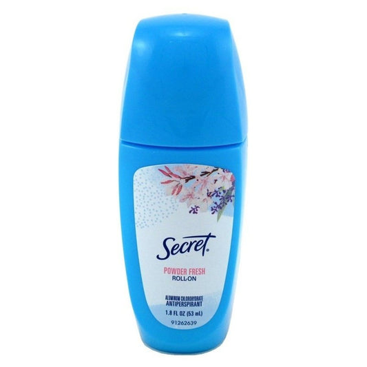 Secret Deodorant Roll-On 1.8oz Powder Fresh Antiperspirant