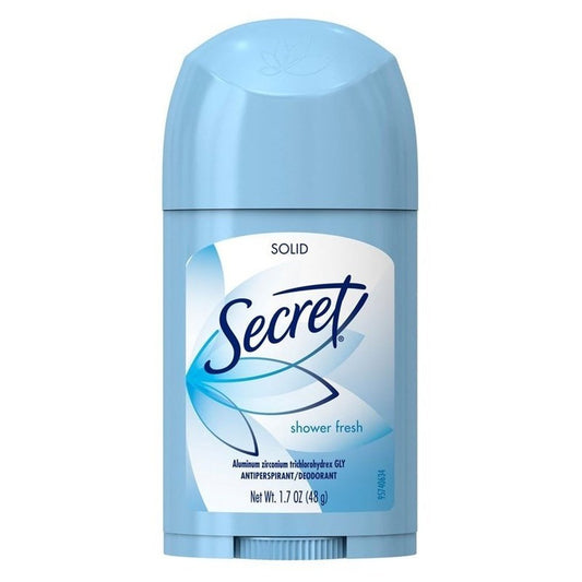 Secret Deodorant Solid 1.7oz Shower Fresh Antiperspirant