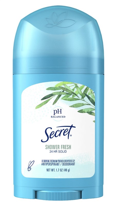 Secret Deodorant Solid 1.7oz Shower Fresh Antiperspirant