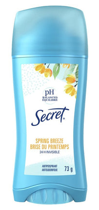Secret Deodorant Solid 2.6oz Spring Breeze Antiperspirant