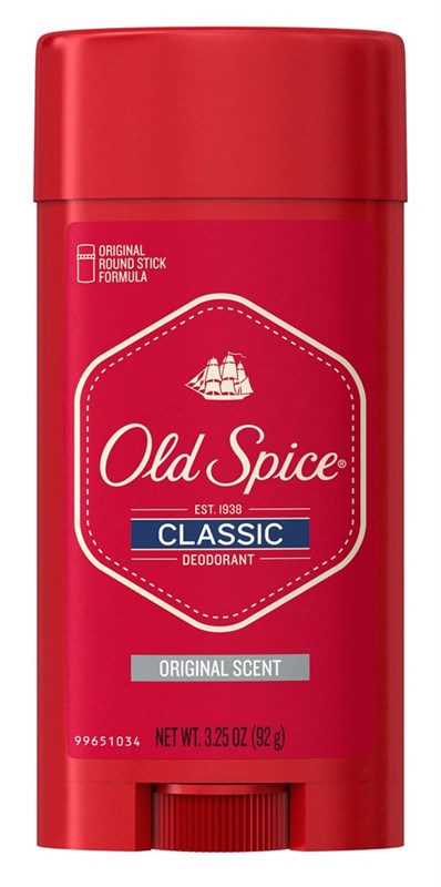Old Spice Deodorant 3.25oz Classic Original Round Stick