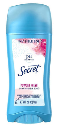 Secret Deodorant Solid 2.6oz Powder Fresh Antiperspirant
