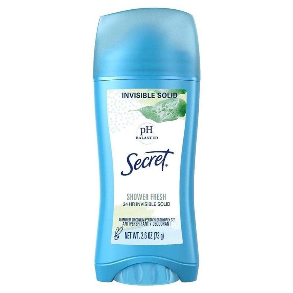 Secret Deodorant Solid 2.6oz Shower Fresh Antiperspirant