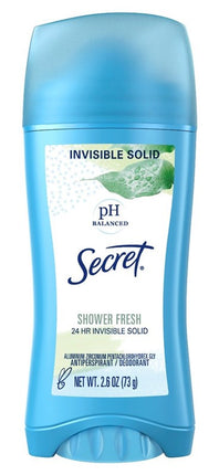 Secret Deodorant Solid 2.6oz Shower Fresh Antiperspirant