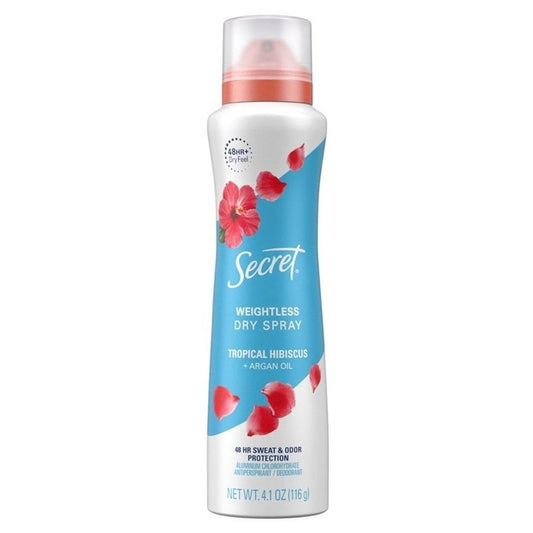 Secret Deodorant Dry Spray Tropical Hibiscus 4.1oz