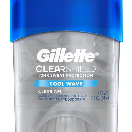 Gillette Deodorant Clearshield Clr Gel Cool Wave 0.5oz (12 Pieces)
