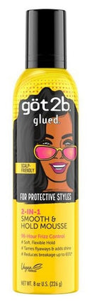 Got 2B Glued 2-In-1 Smooth & Hold Mousse 8oz