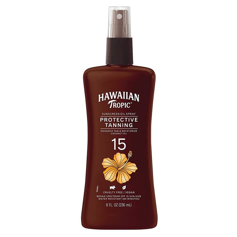 Hawaiian Tropic Spf#15 Protective Oil Spray Pump 8oz