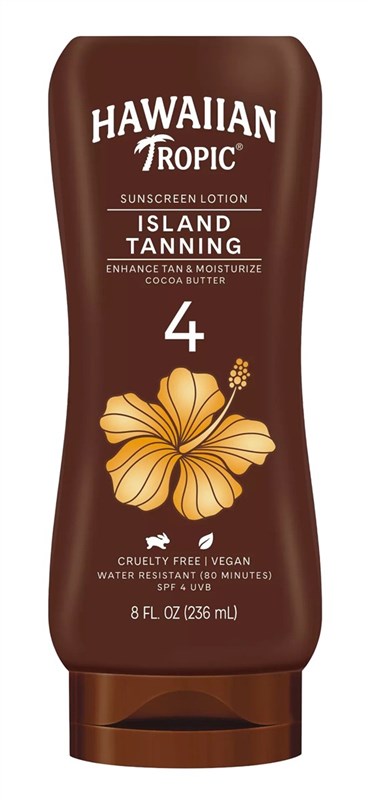 Hawaiian Tropic Lotion Spf#4 Cocoa Butter 8oz