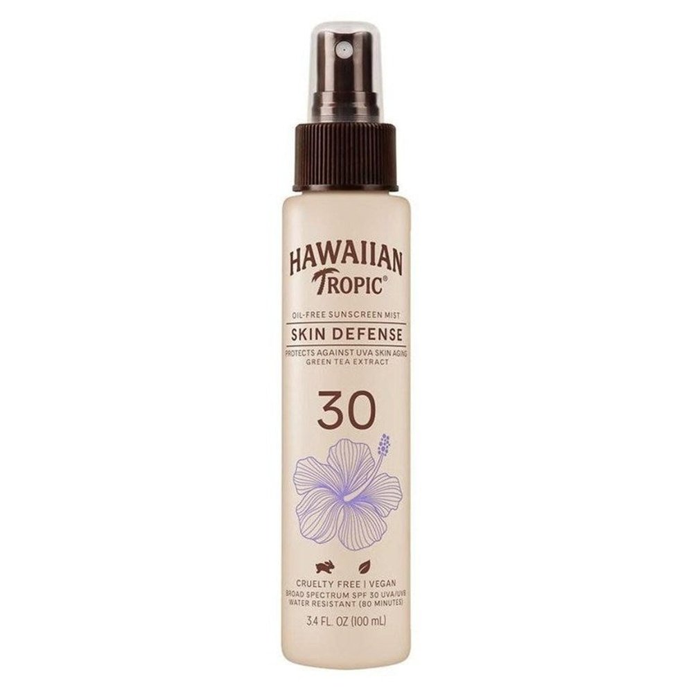 Hawaiian Tropic Mist Spf#30 Skin Defense Sunscreen 3.4oz