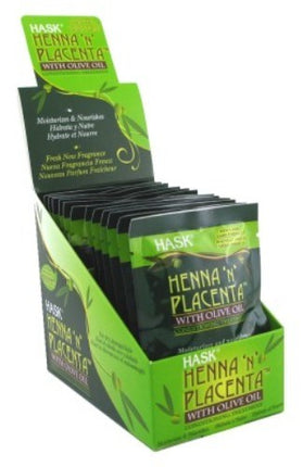 Hask Pks Placenta+Olive Oil 2oz Treat Display(12 Pieces)