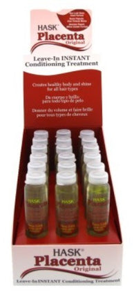 Hask Vials Placenta Original Leave-In (18 Pieces) Display
