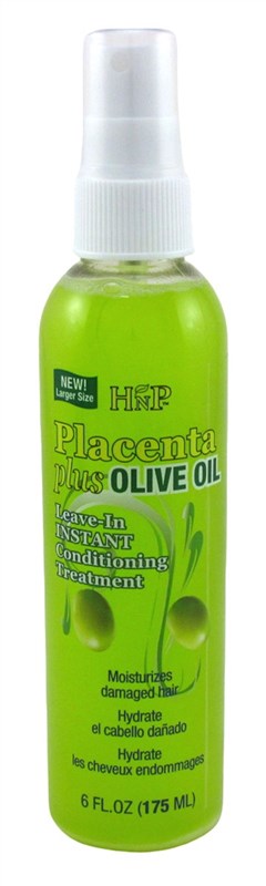 Hask Placenta Leave-In Cond Treatment Plus Olive Oil 6oz
