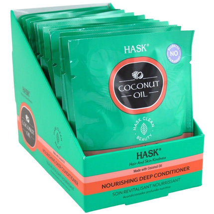Hask Pks Coconut Oil Deep Conditioner Nourishing (12 Pieces)