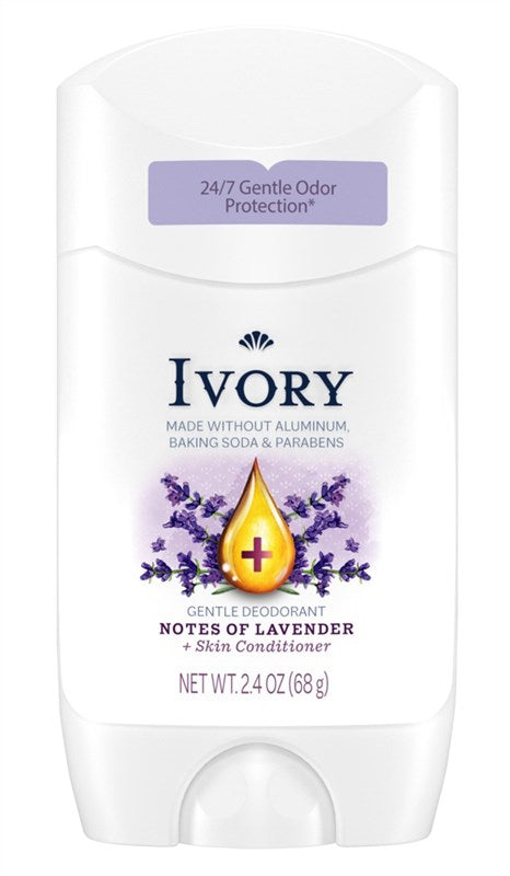 Ivory Deodorant 2.4oz Notes Of Lavender